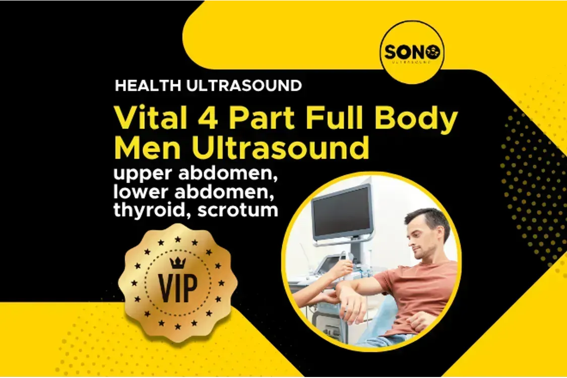 VIP Vital 4 Part Full Body Ultrasound for Men Malaysia